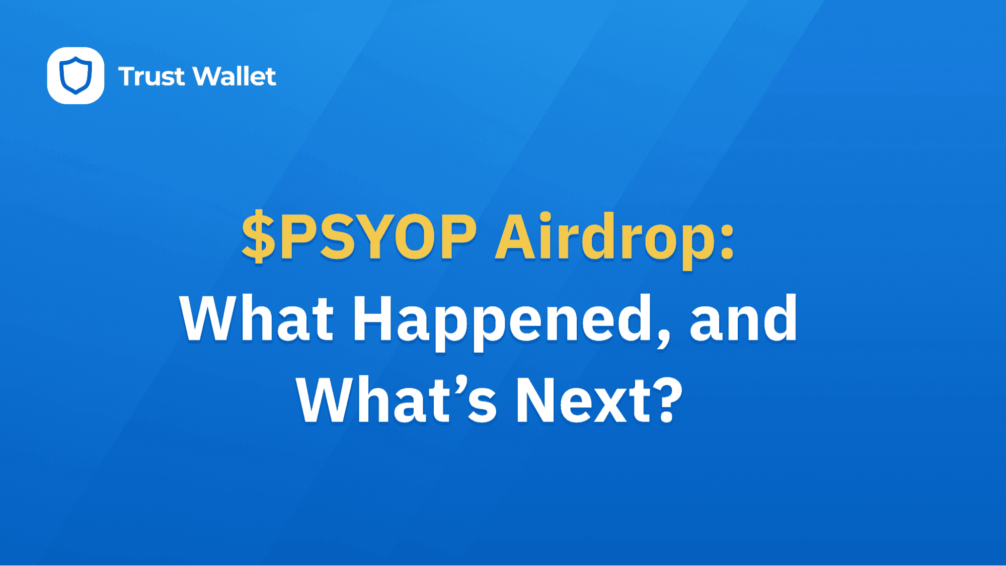 PSYOP Airdrop: What Happened, and What's Next