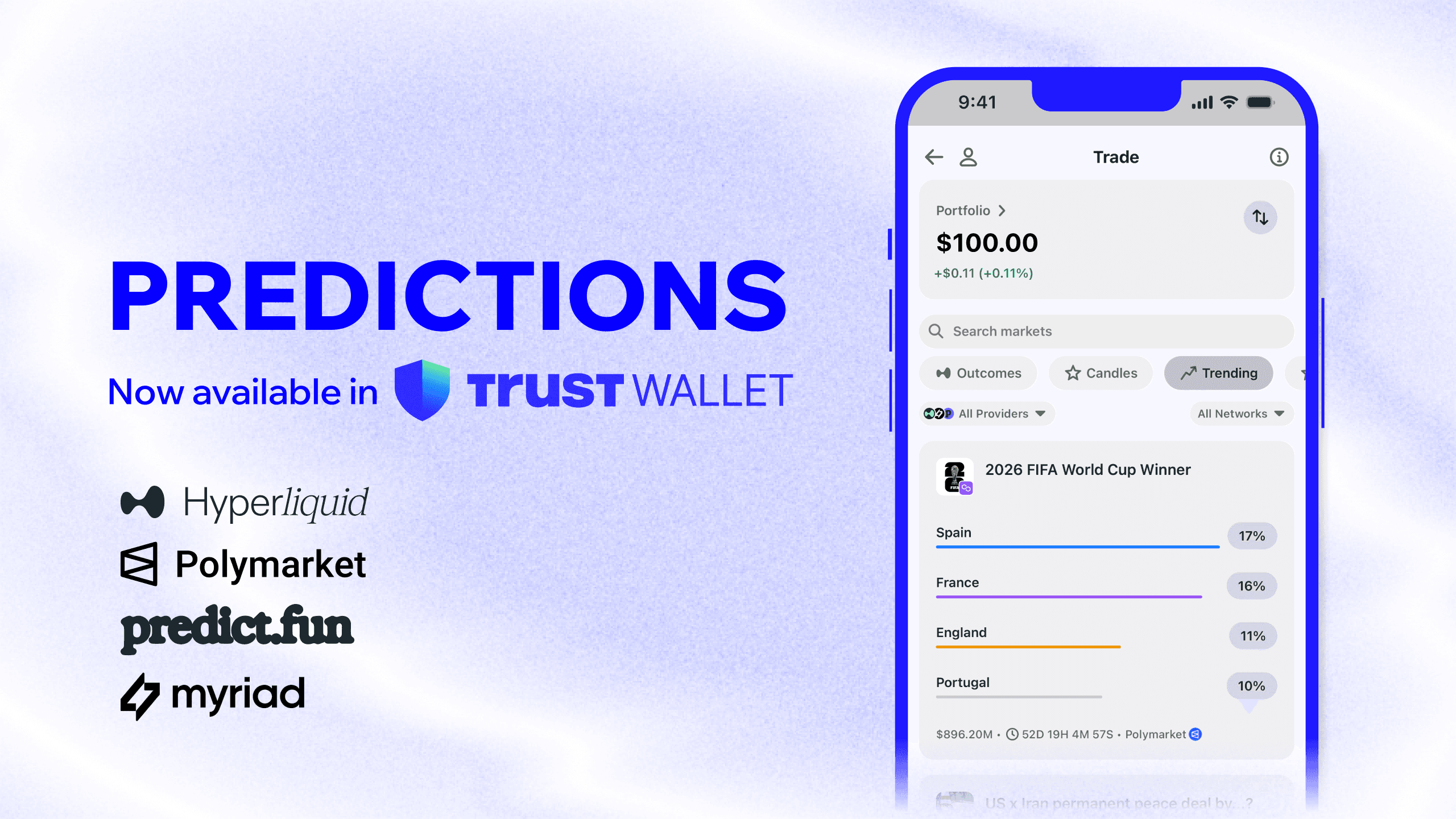 Introducing Predictions in Trust Wallet: Earn On Real-World Outcomes